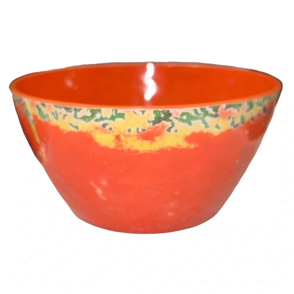Three small Tommy Bahama melamine plastic salad bowls‎